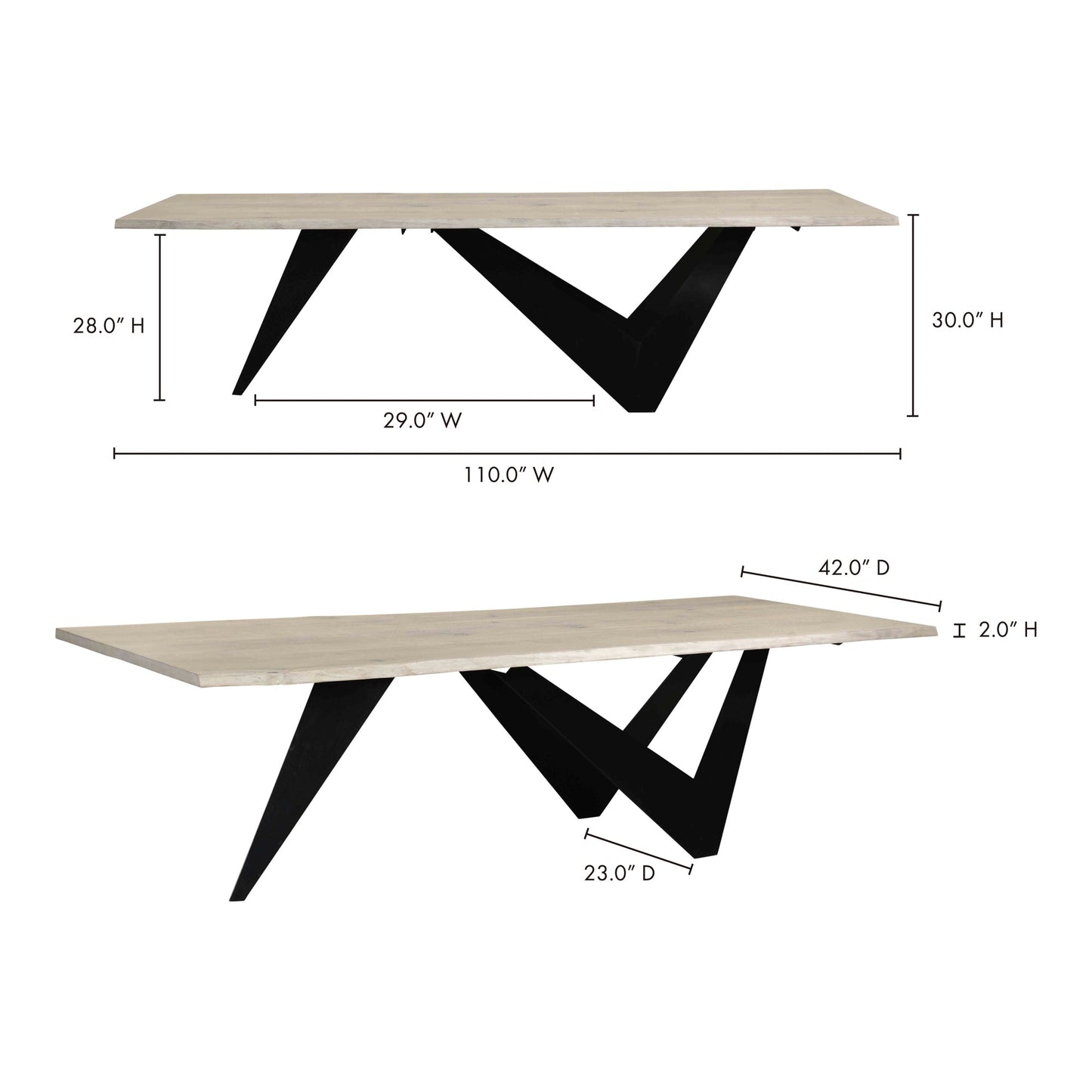 BIRD DINING TABLE LARGE-6