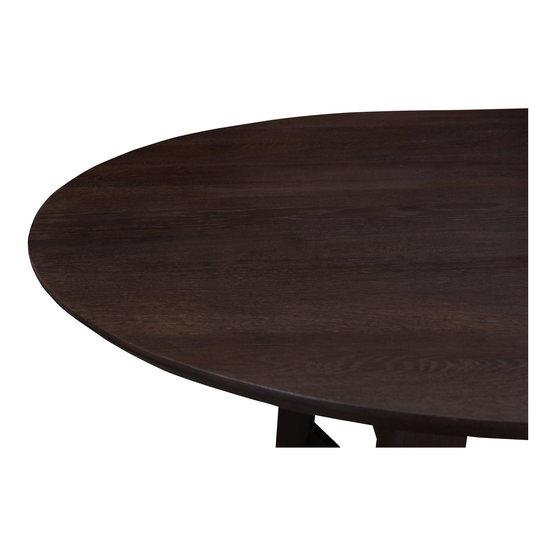 TRIE DINING TABLE SMALL DARK BROWN-5