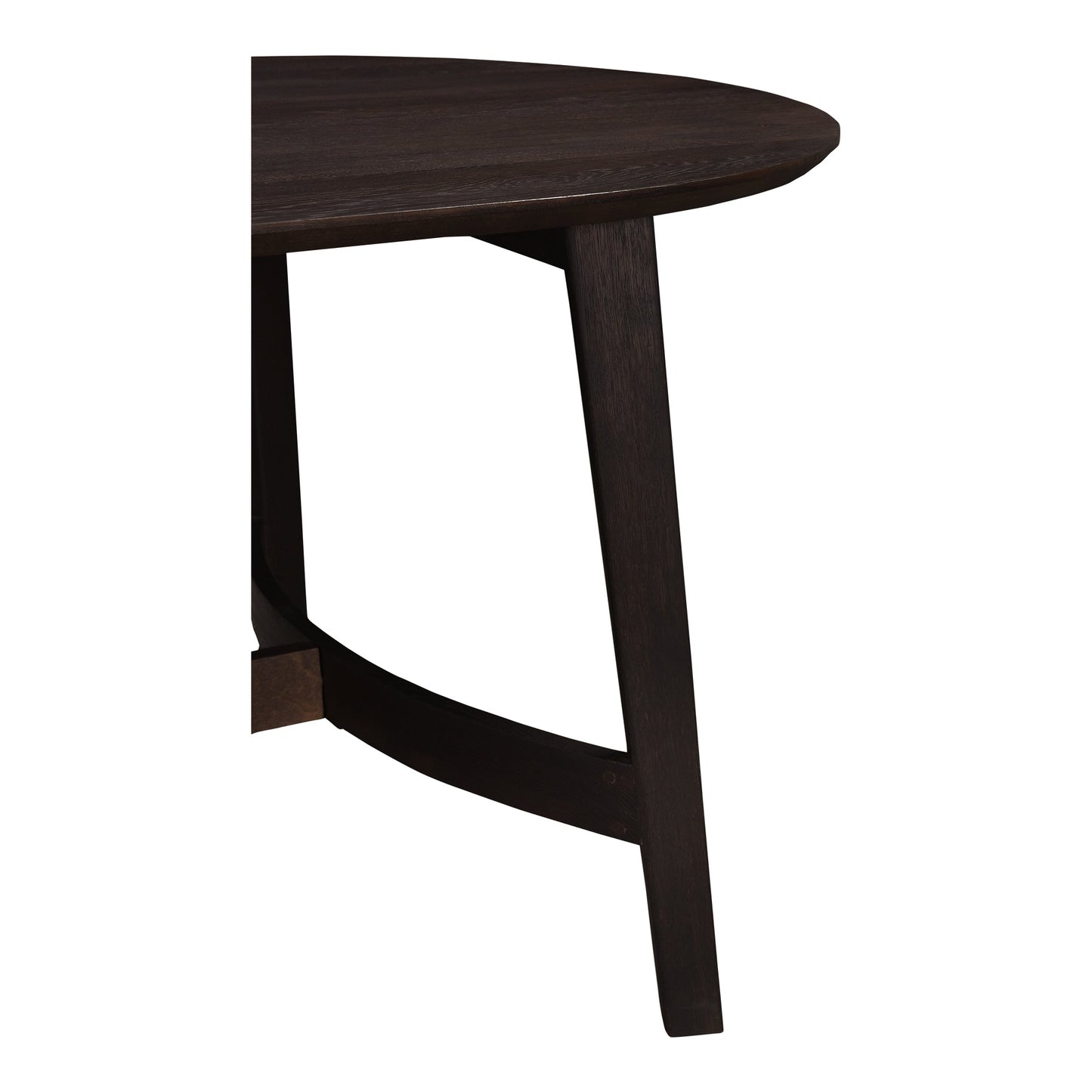 TRIE DINING TABLE SMALL DARK BROWN-6