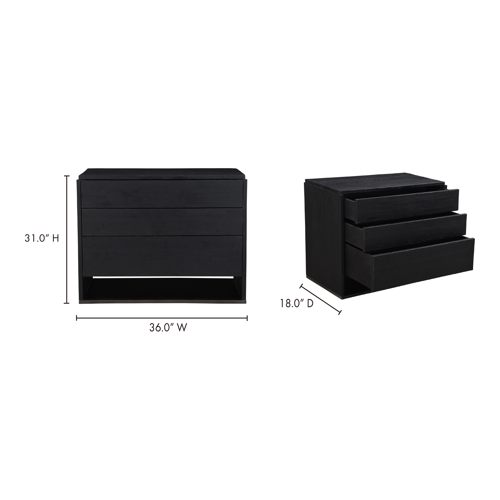 QUINTON DRESSER SMALL BLACK-9