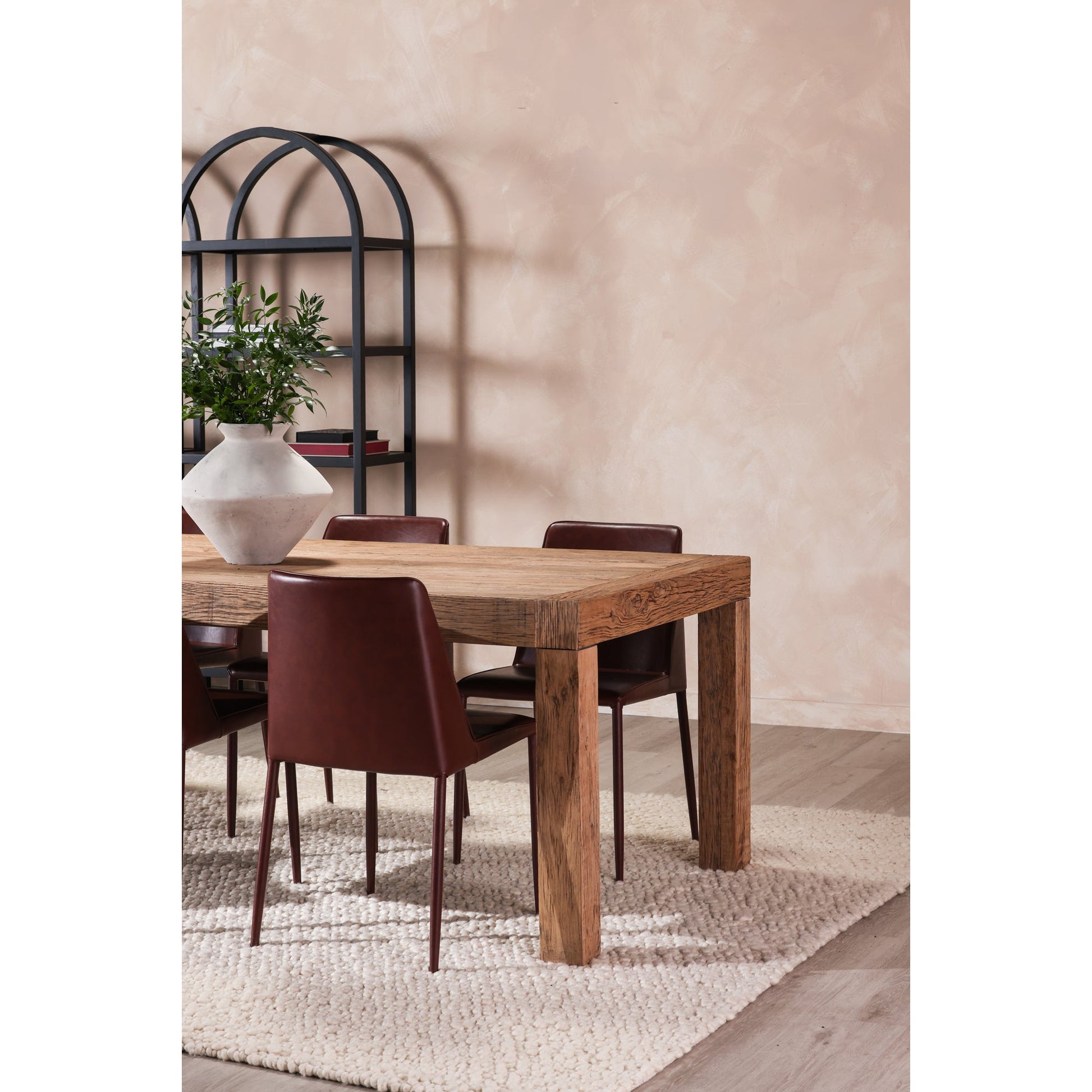 EVANDER DINING TABLE AGED OAK-5