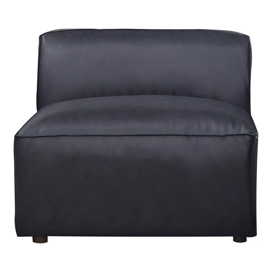 FORM SLIPPER CHAIR VANTAGE BLACK LEATHER-0