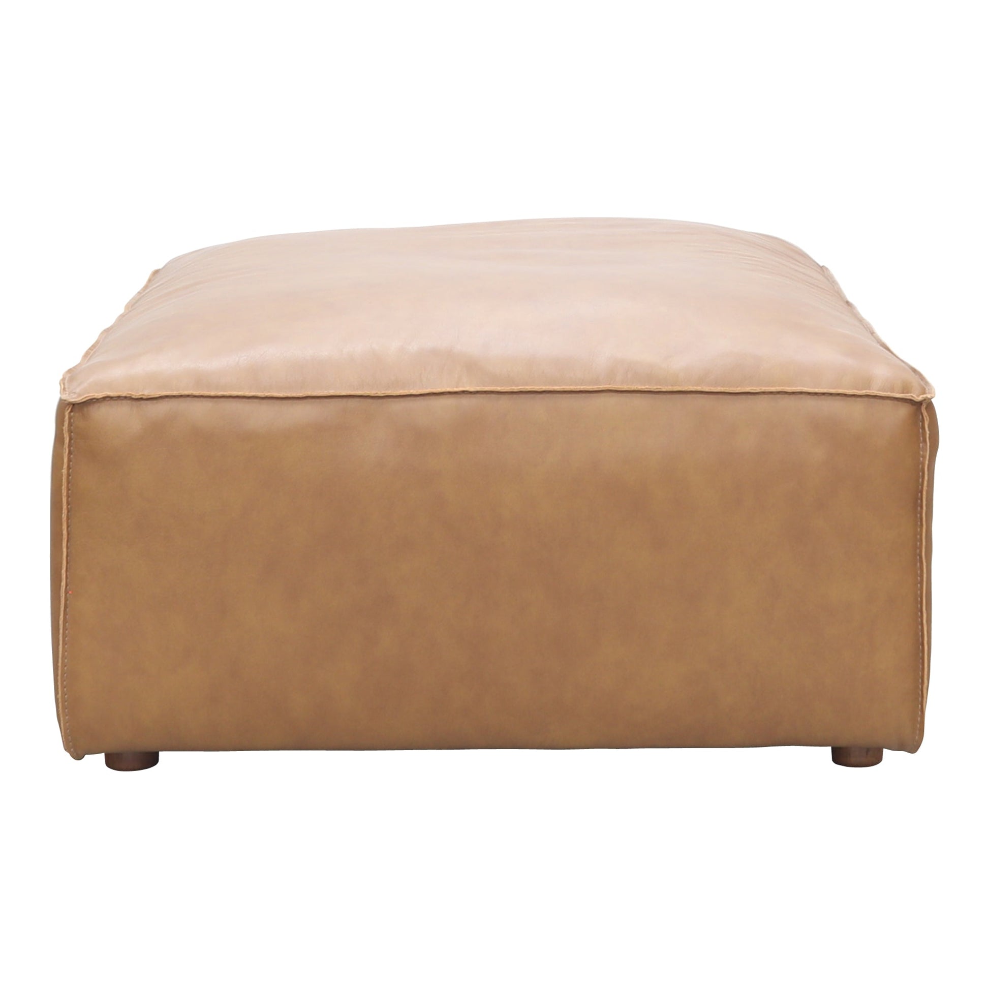 FORM OTTOMAN SONORAN TAN LEATHER-2