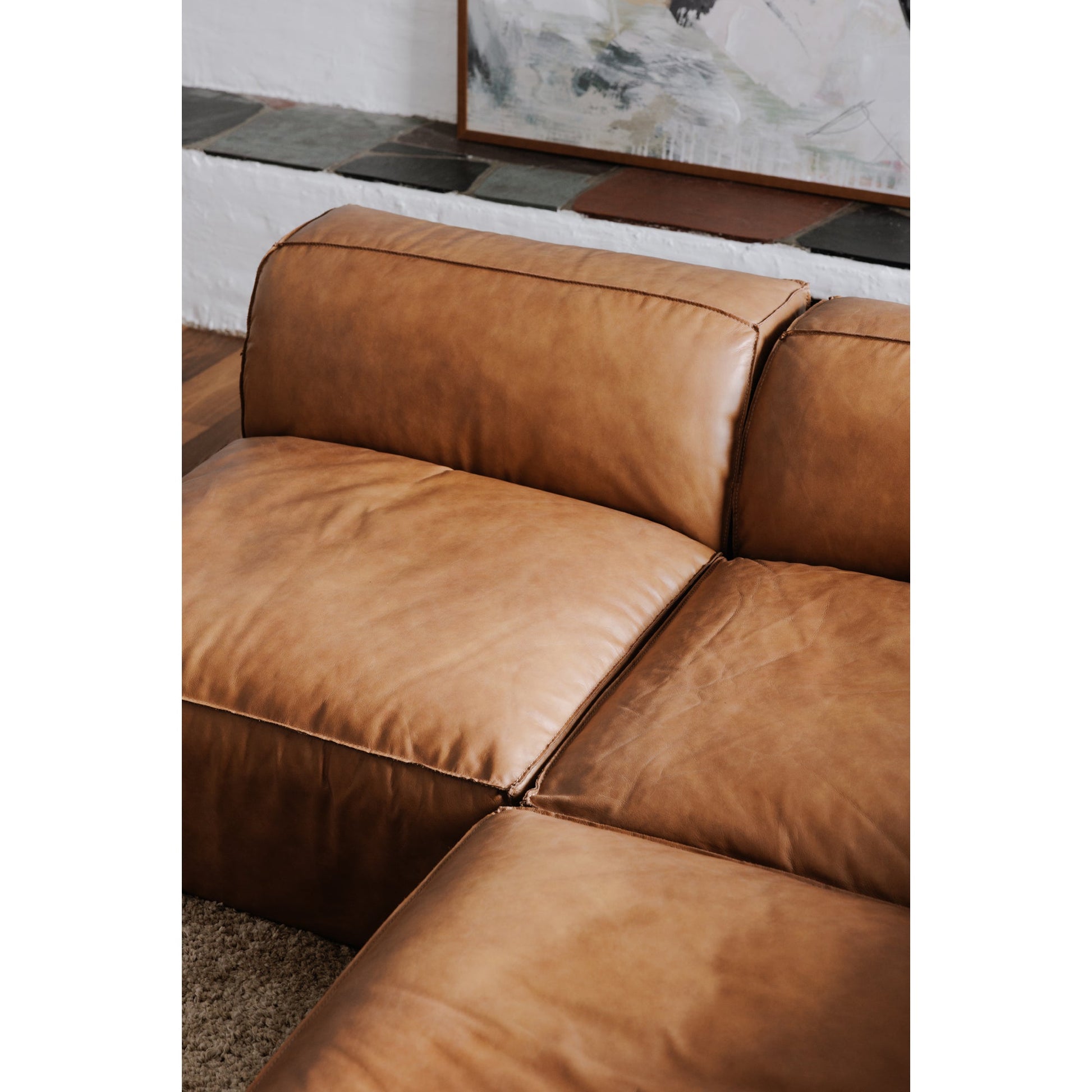 FORM OTTOMAN SONORAN TAN LEATHER-4