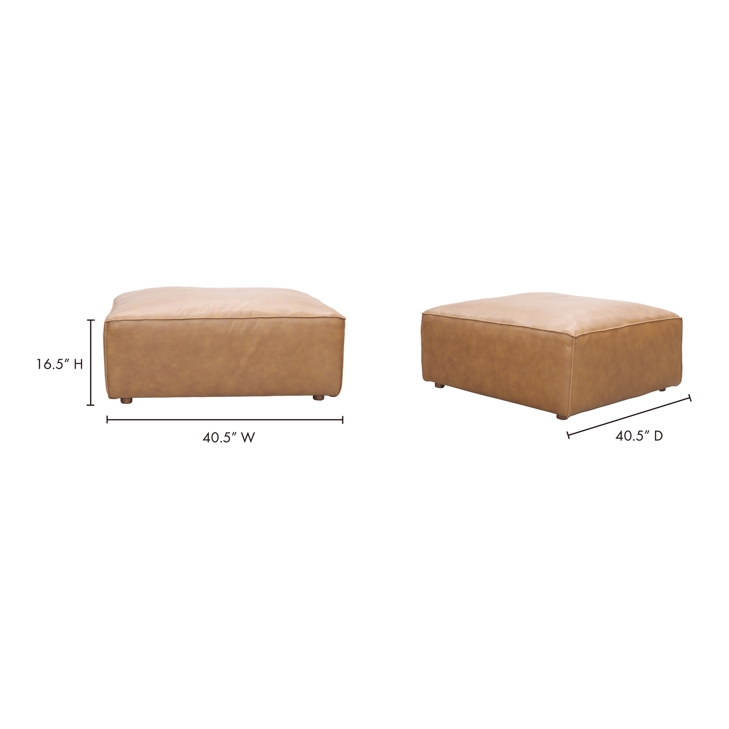 FORM OTTOMAN SONORAN TAN LEATHER-7