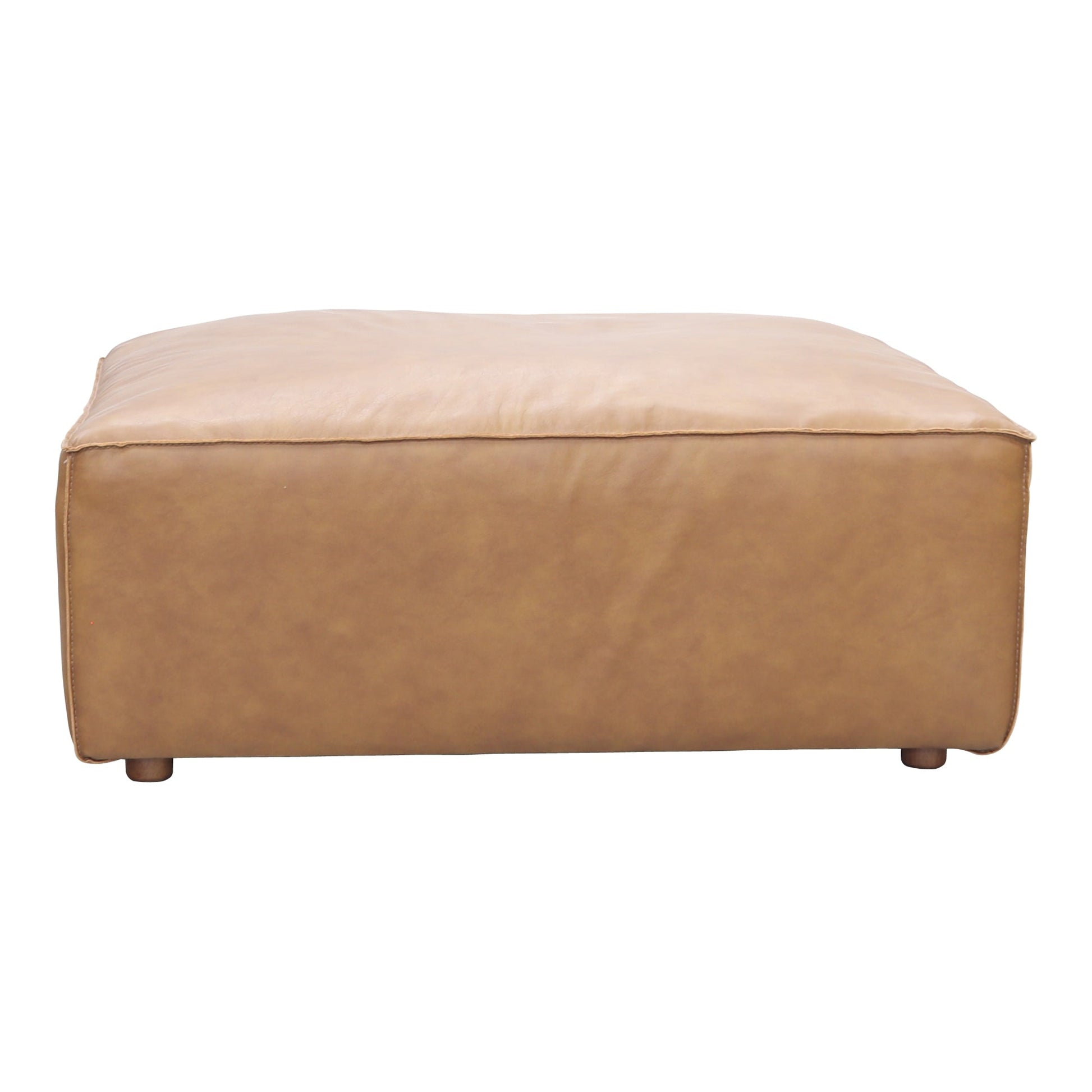 FORM OTTOMAN SONORAN TAN LEATHER-0