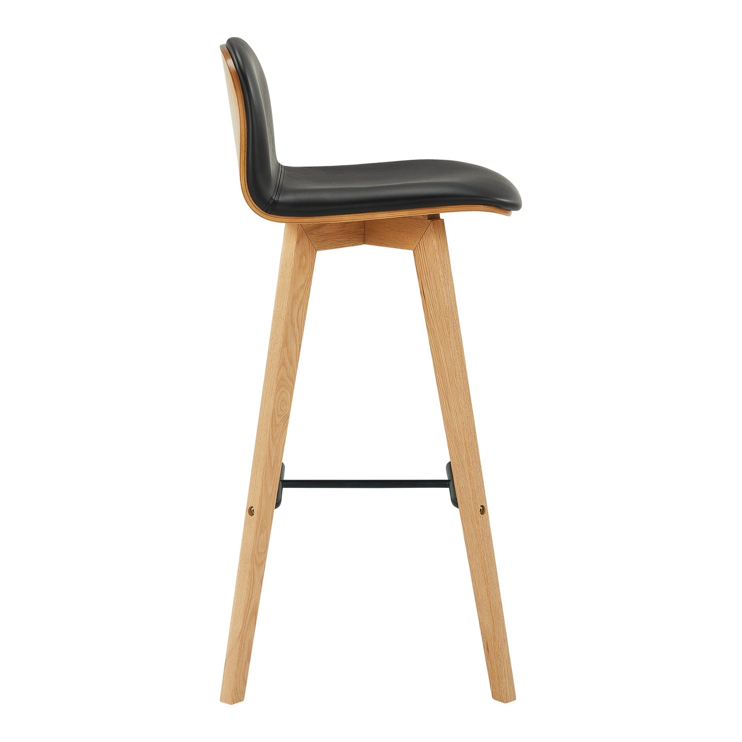 NAPOLI LEATHER BARSTOOL BLACK-2