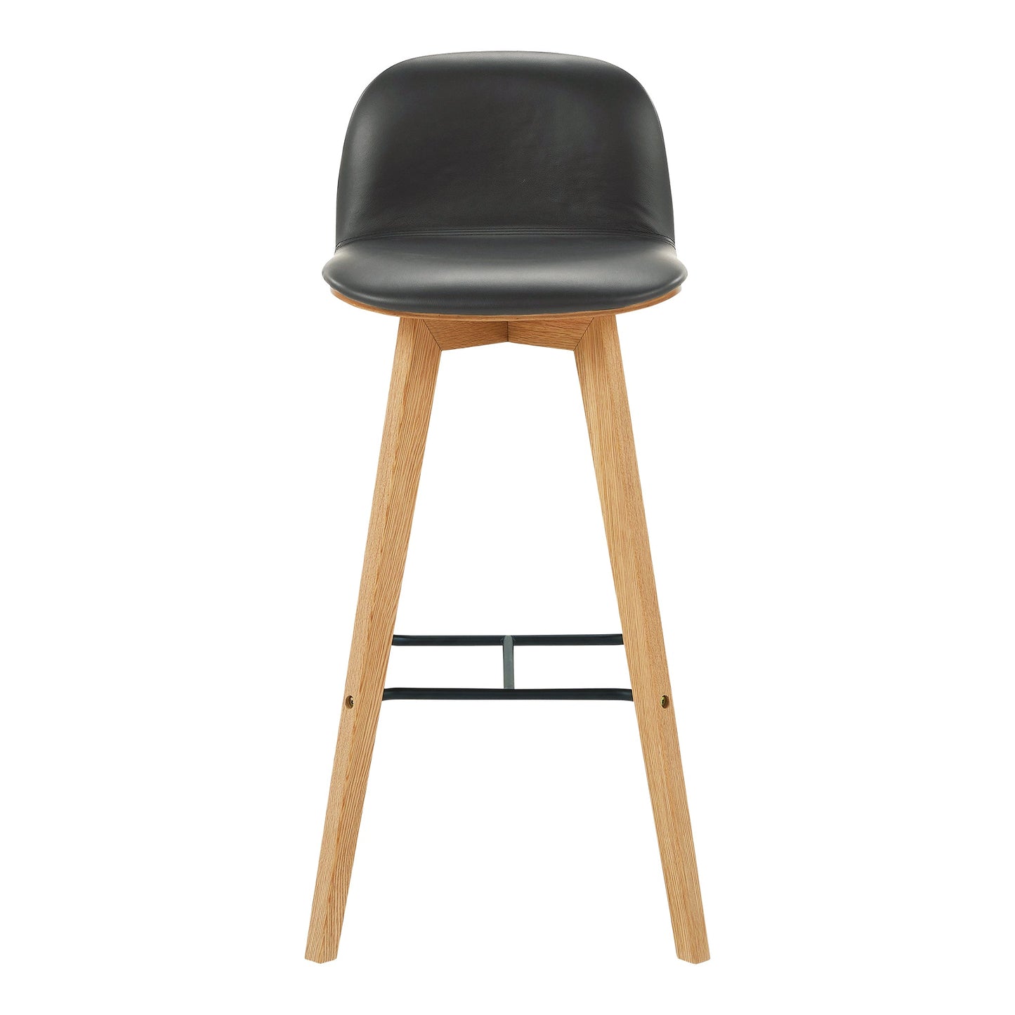 NAPOLI LEATHER BARSTOOL BLACK-0