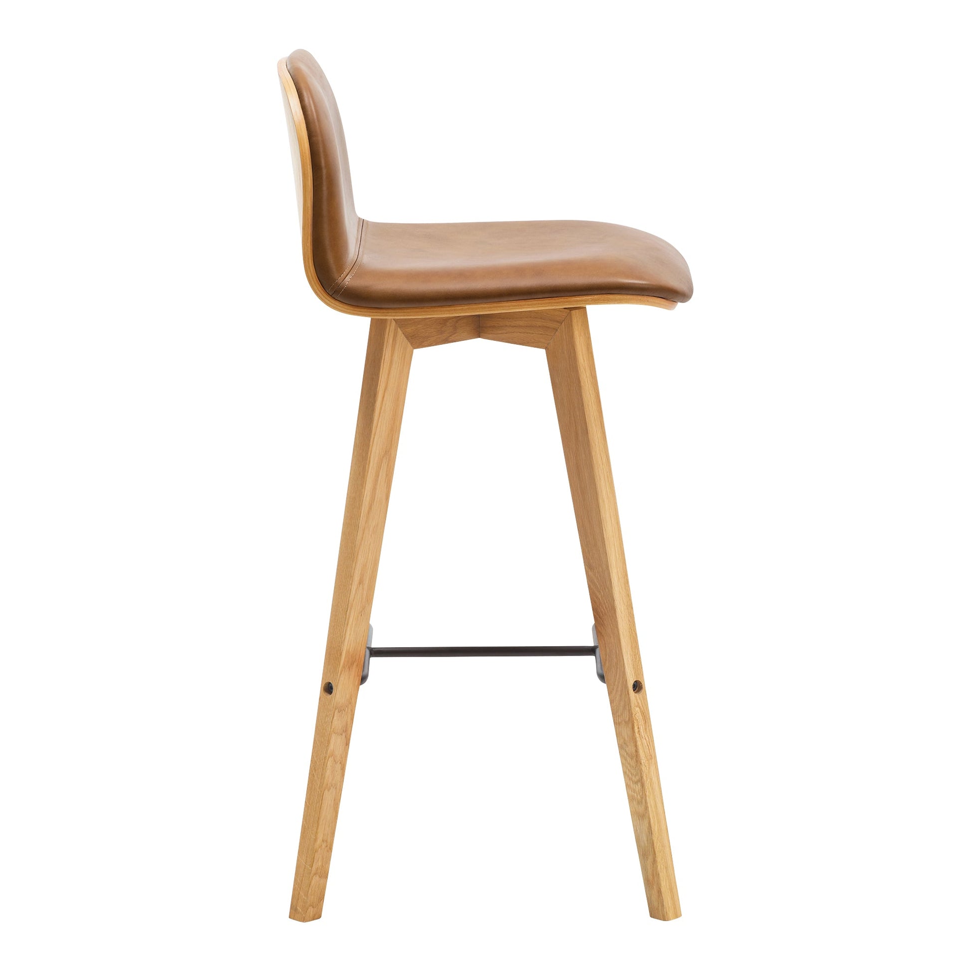 NAPOLI LEATHER BARSTOOL TAN-2