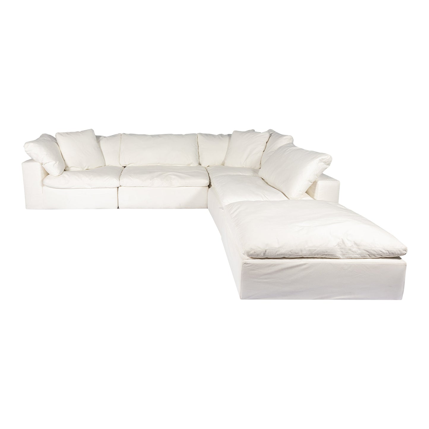 CLAY DREAM MODULAR SECTIONAL PERFORMANCE FABRIC WHITE-0