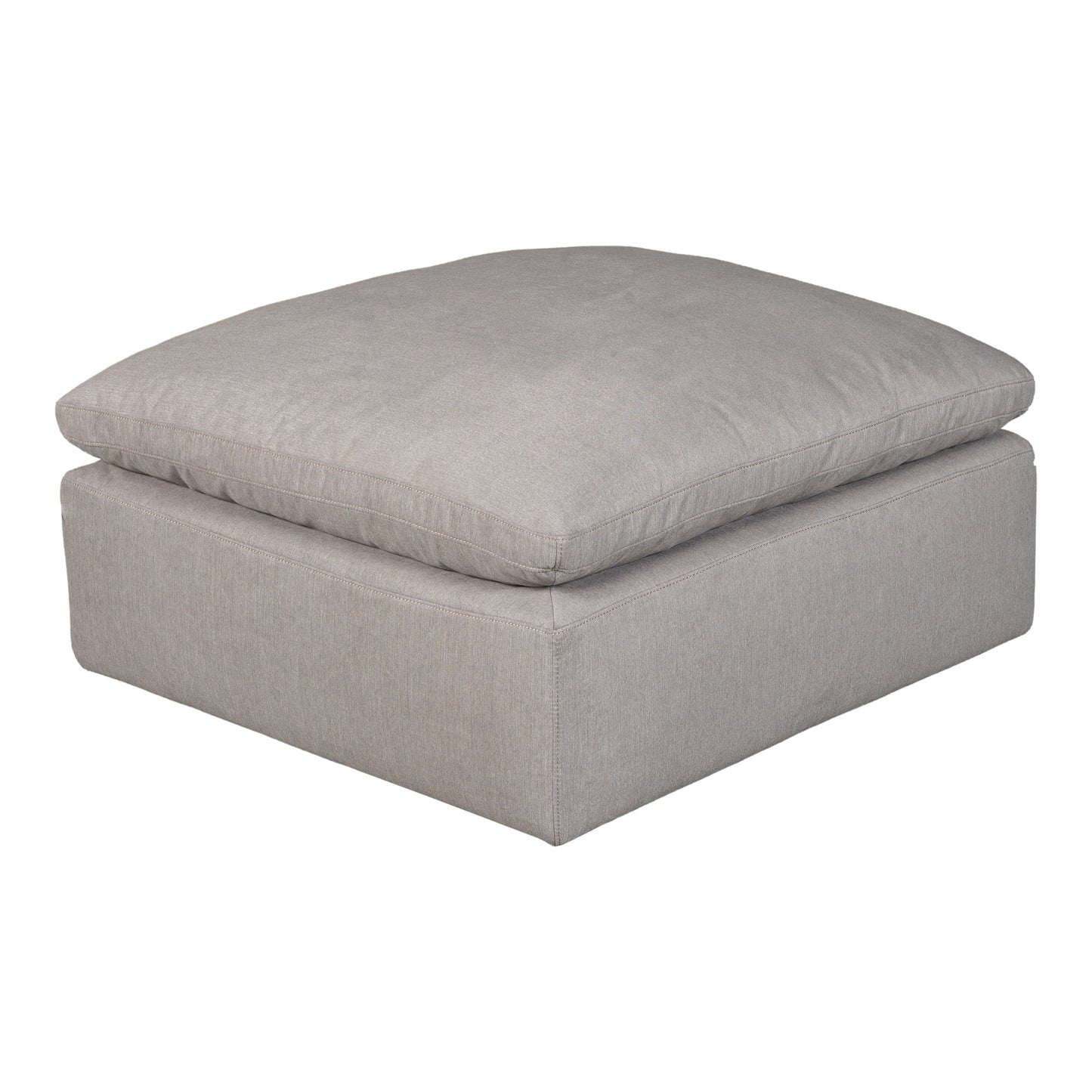 TERRA CONDO OTTOMAN PERFORMANCE FABRIC LIGHT GREY-1