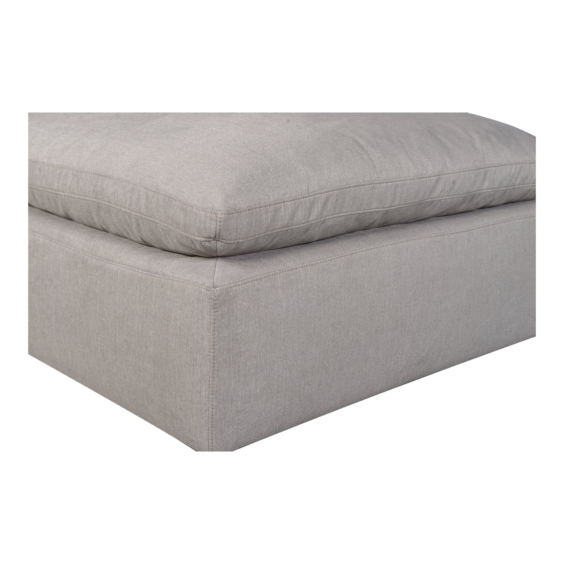 TERRA CONDO OTTOMAN PERFORMANCE FABRIC LIGHT GREY-2