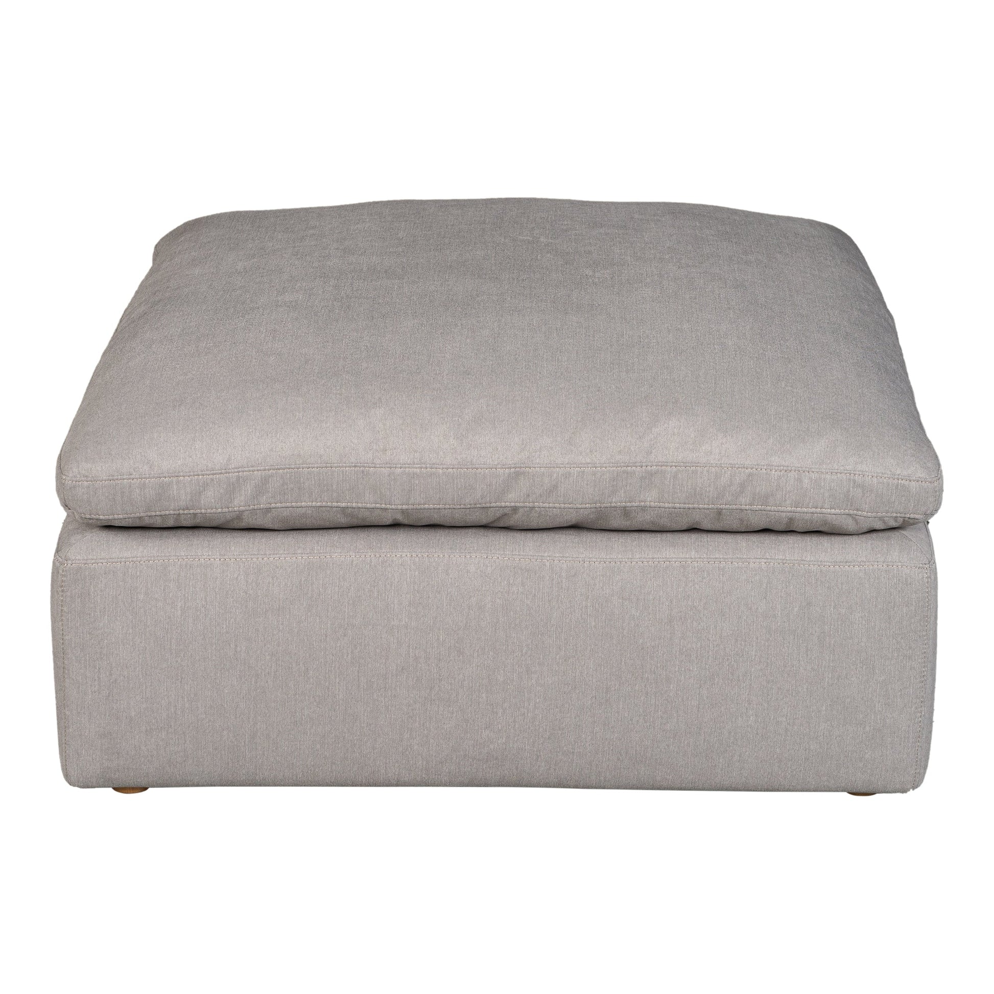 TERRA CONDO OTTOMAN PERFORMANCE FABRIC LIGHT GREY-0