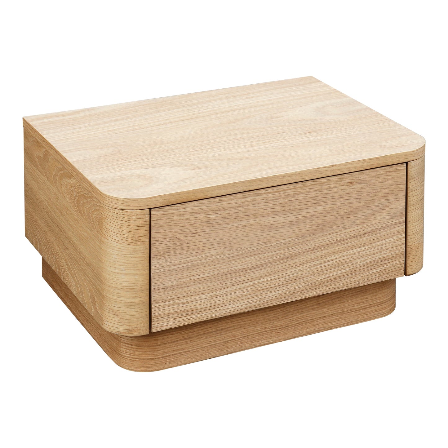 ROUND OFF NIGHTSTAND OAK-1