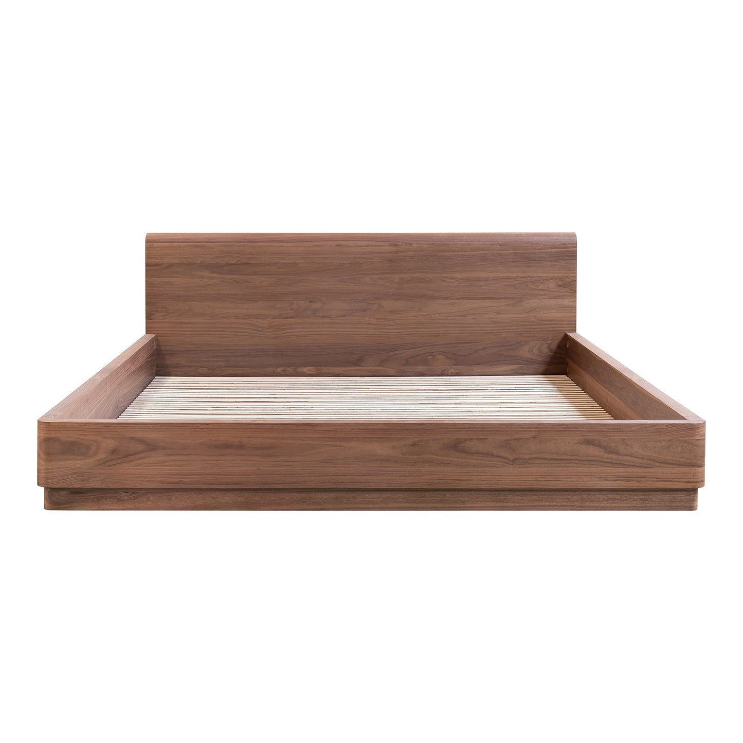 ROUND OFF QUEEN BED WALNUT-1